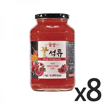 꽃샘 꿀석류차 1kg 8개