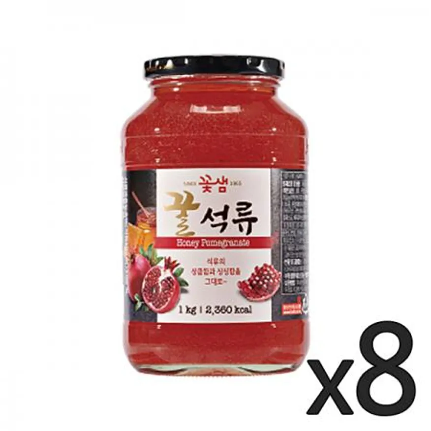 꽃샘 꿀석류차 1kg 8개 이미지