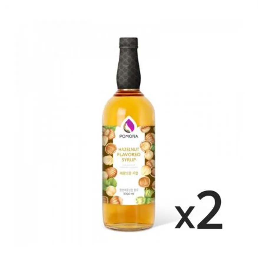 포모나 헤이즐넛 시럽 1000ml 2개 이미지