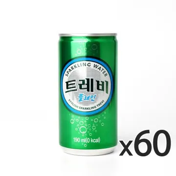 트레비 플레인 탄산수 190ml 60개