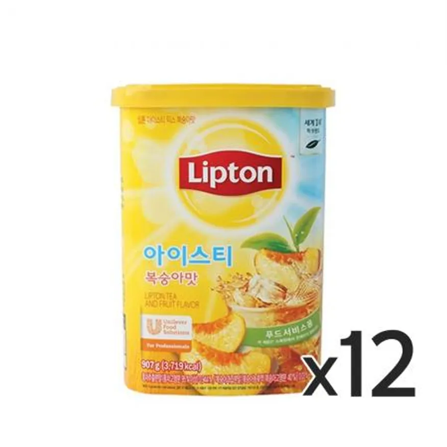 립톤 아이스티 복숭아 907g 12개 이미지