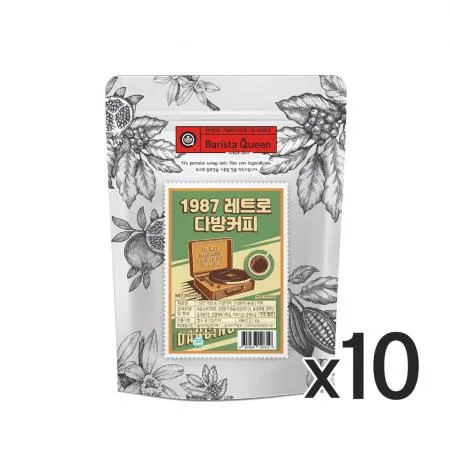바리스타퀸 1987 레트로 다방커피 1kg 10개