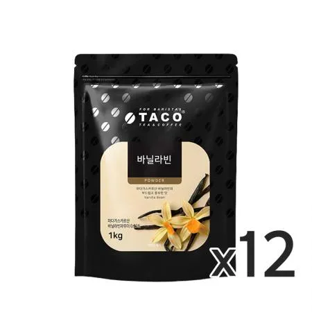 타코 바닐라빈 파우더 1kg 12개