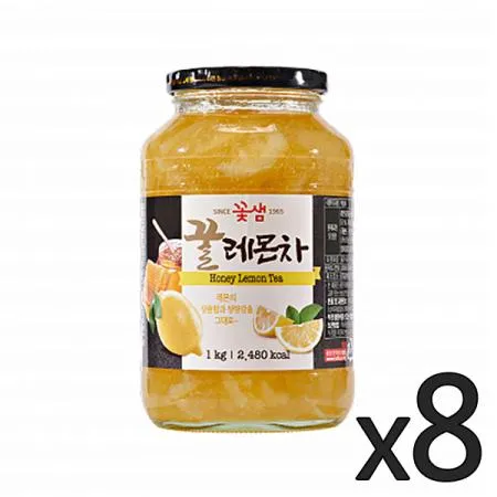 꽃샘 꿀레몬차 1kg 8개