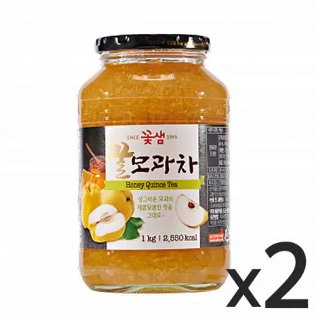 꽃샘 꿀모과차 1kg 2개