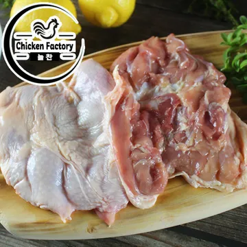 (냉장) 국산 닭정육 1kg 국내산 뼈없는 순살 닭다리살