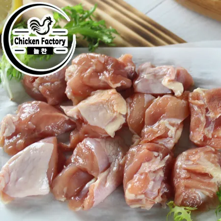 (냉장) 국산 닭조각정육 1kg 국내산 뼈없는 순살 조각 닭다리살
