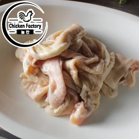 (냉장) 국산 닭껍질 1kg 국내산 생 닭껍데기 닭스킨