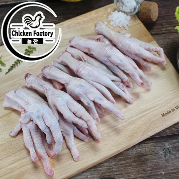 (냉동) 국산 손질닭발 1kg 국내산 뼈 있는 생 닭발 통닭발
