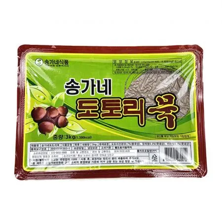 도토리묵 3kg/팩