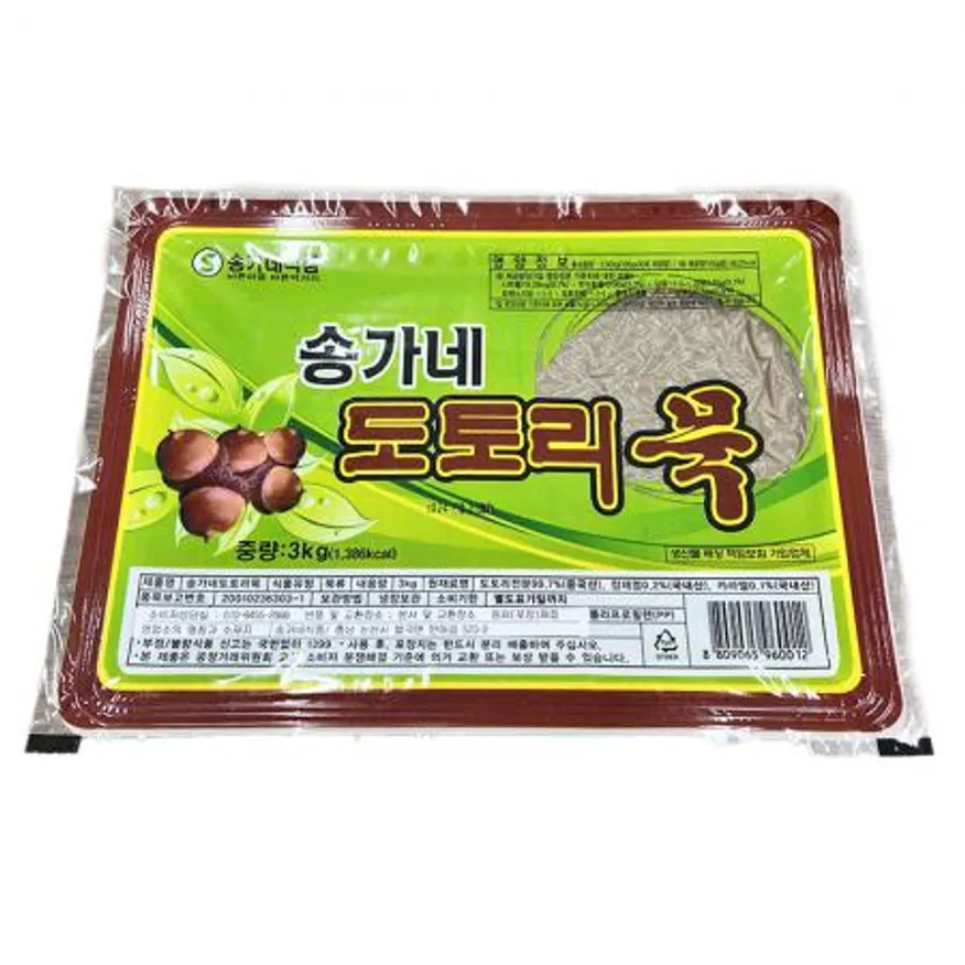 도토리묵 3kg/팩 이미지