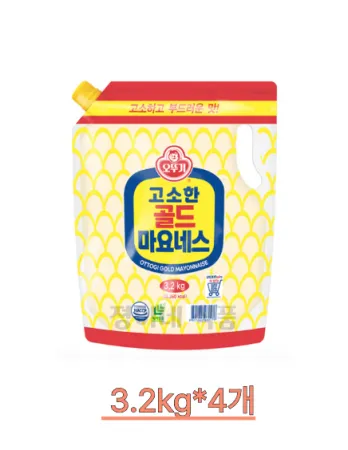 골드마요네즈[오뚜기,스파우트펙] 3.2kg*4