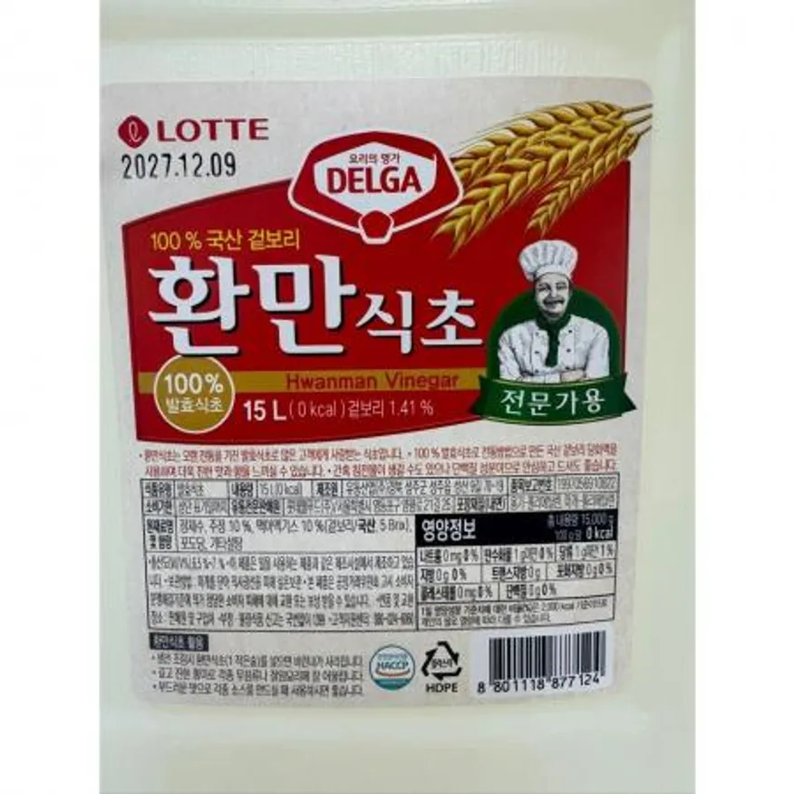 롯데 환만식초 말통 15L 이미지