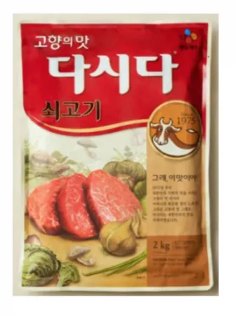 CJ제일제당 백설 쇠고기 다시다 2kg