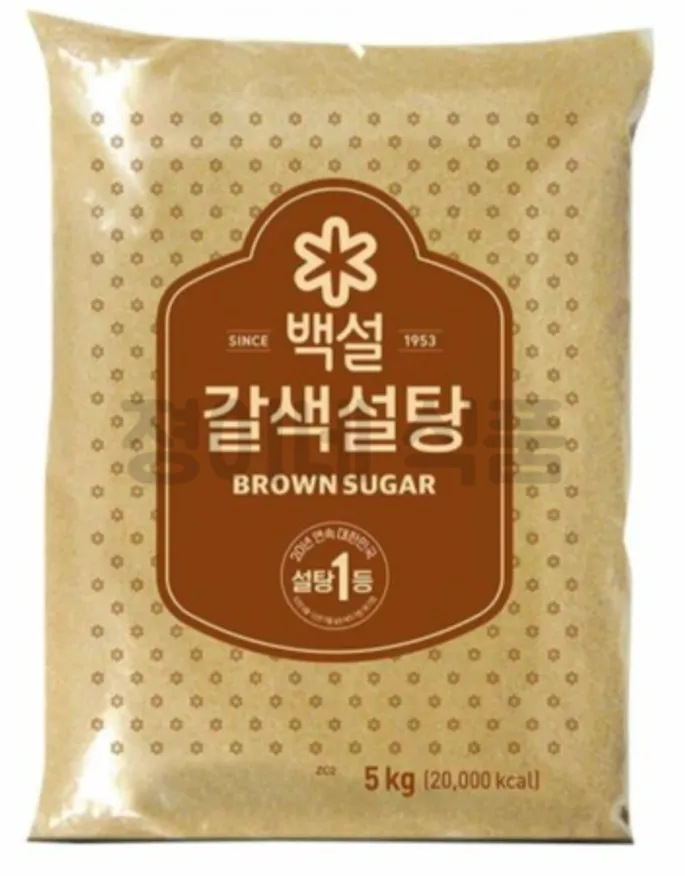 백설 갈색설탕 5kg 이미지