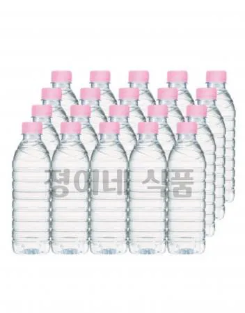 크리스탈 생수500ml, 풀무원 무라벨 생수 500ml / 20개 / 랜덤발송