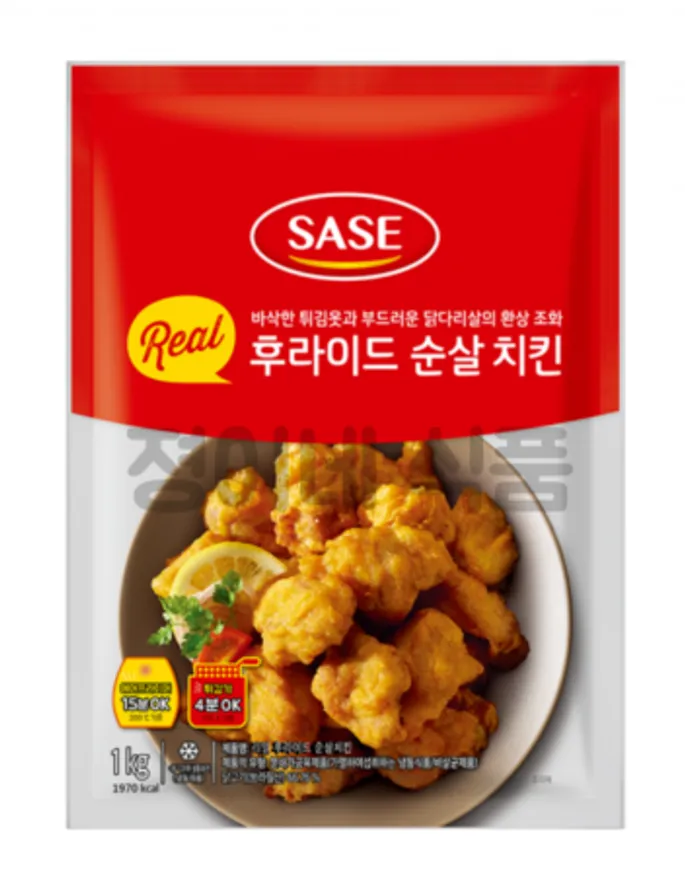 사세 리얼후라이드 순살치킨 1kg / 아이스포장 무료 이미지
