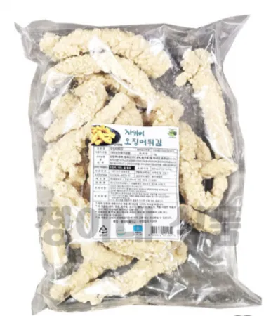 지키미 오징어튀김 1KG / 아이스포장무료