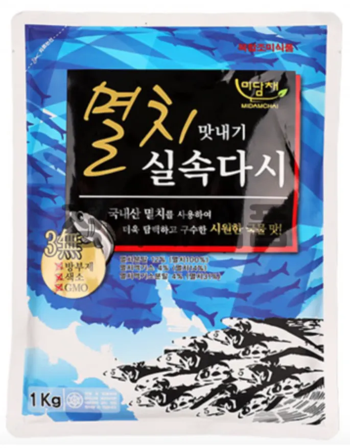 미담채 멸치맛내기 실속다시 1kg 멸치 다시 이미지