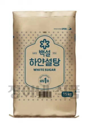 CJ제일제당 백설 하얀설탕 15kg