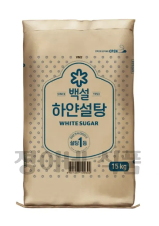 CJ제일제당 백설 하얀설탕 15kg 이미지