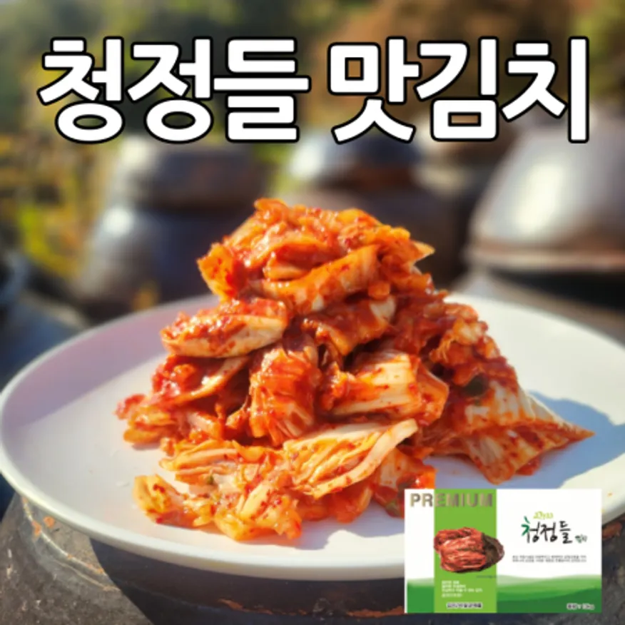 청정들 맛김치 썰은김치 10kg / 아이스포장 무료 이미지
