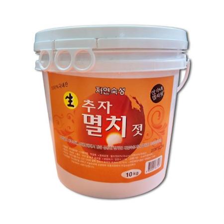 안가네 자연숙성 추자멸치젓 (100%국내산) 10kg