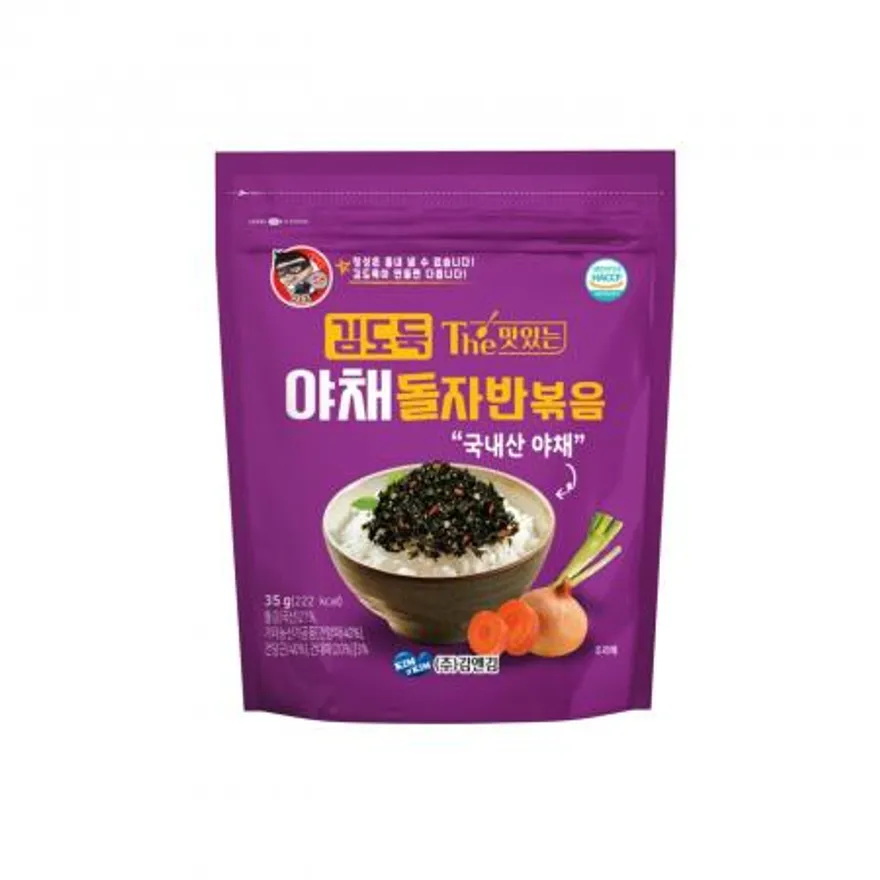 김앤김 김도둑 야채 돌자반볶음 35g 이미지