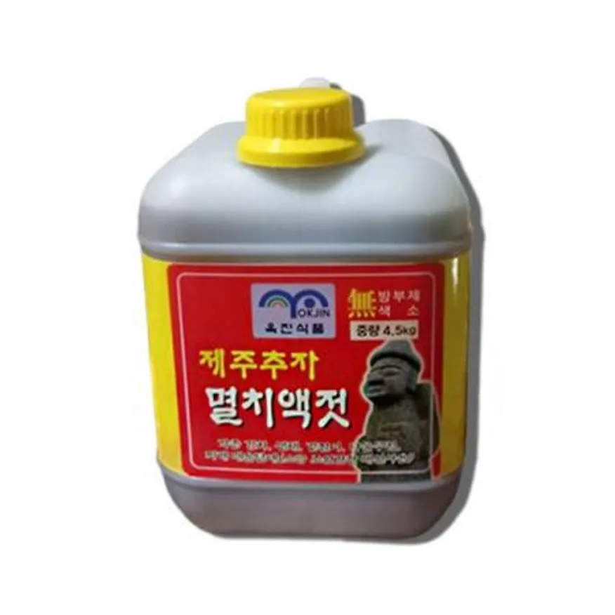 옥진 국내산100% 제주추자 멸치액젓 4.5kg 이미지