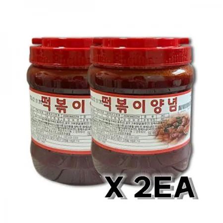 엠제이 떡볶이양념 2kg  x2개