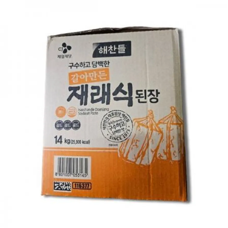 CJ 해찬들 갈아만든 재래식 된장 14kg 이미지