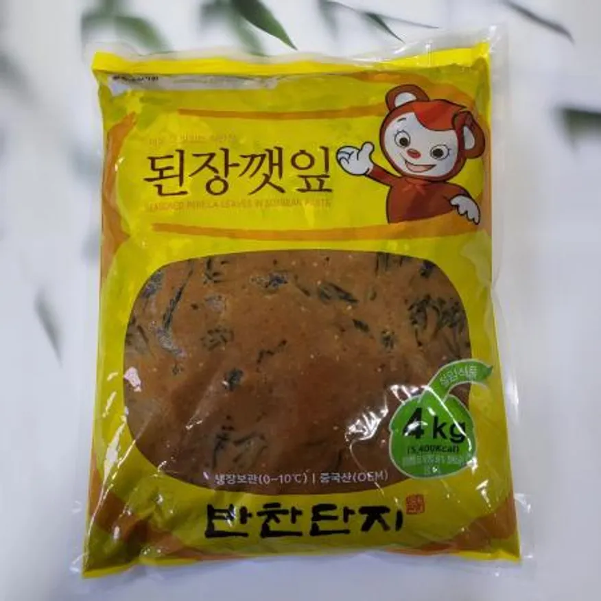 반찬단지 된장깻잎 4kg 이미지