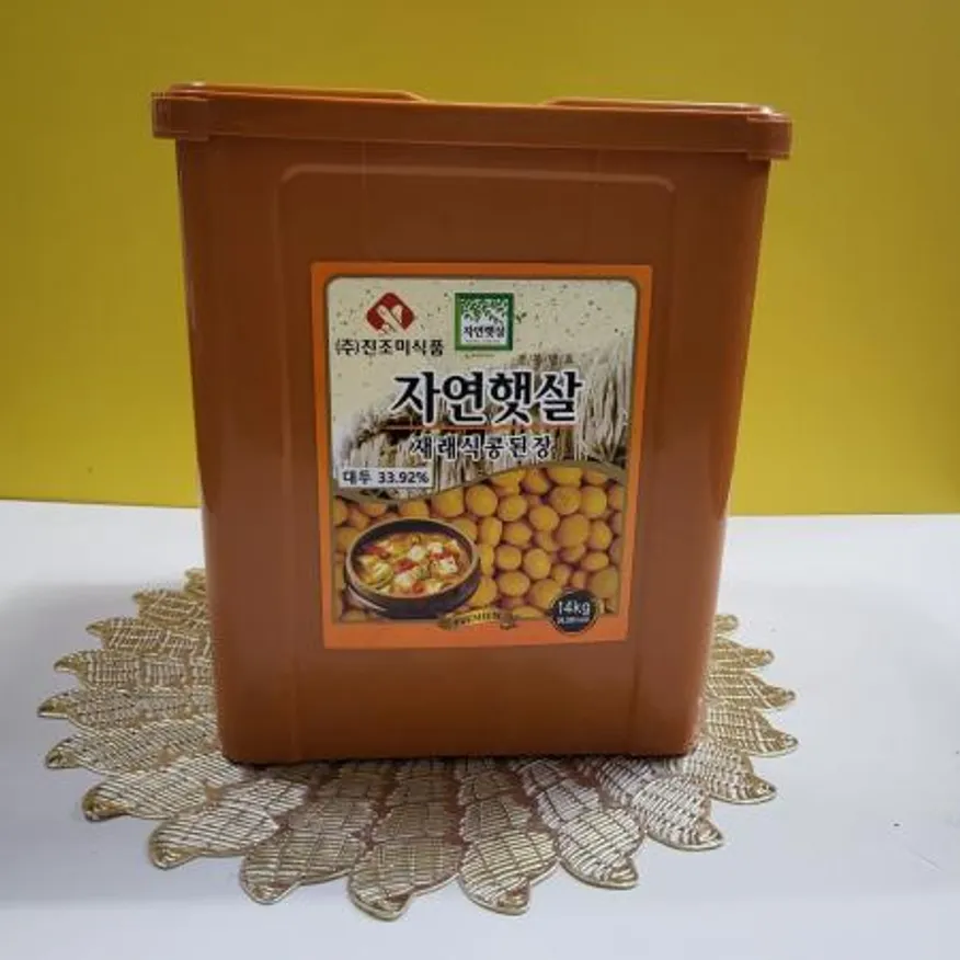 자연햇살 재래식 콩된장 14kg 이미지