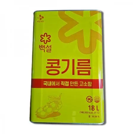 CJ 백설 콩식용유 콩기름 18L