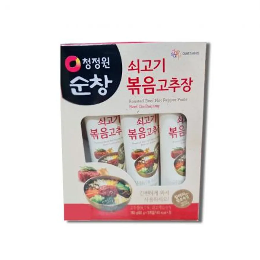 청정원 순창 쇠고기 볶음고추장 180g (60gX3개입) 이미지