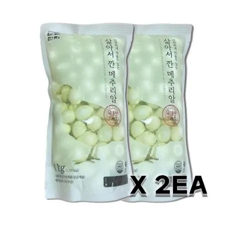  (9/15 입고예정) 반찬단지 깐메추리알 1kg 2개 (+아이스박스)