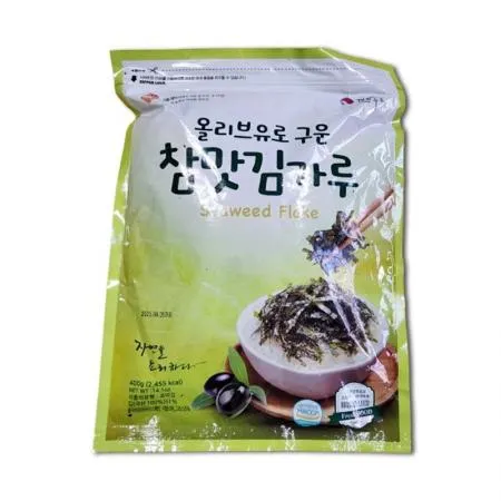 올리브유로 구운 참맛 김가루 400g