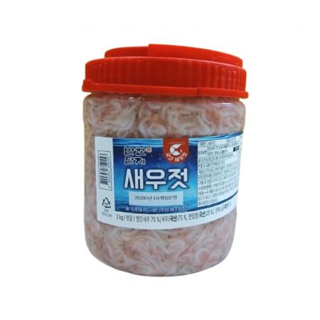 반찬단지 국산 새우젓 2kg (PET)