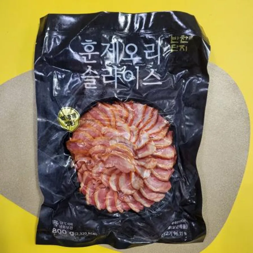 반찬단지 훈제오리 슬라이스 800g 이미지