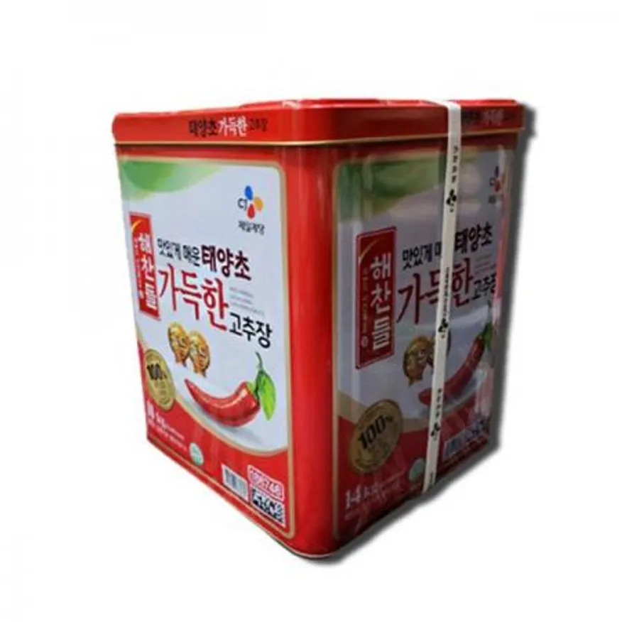 CJ 해찬들 맛있게매운 태양초 가득한 고추장 14kg 이미지