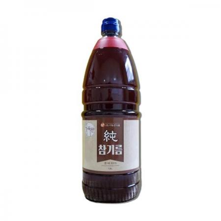 가득찬 순 참기름 1.8L (통참깨100%)