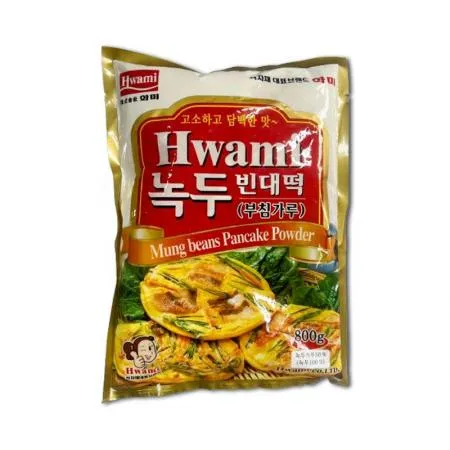 화미 [유통기한 25.8.1] 녹두빈대떡가루 800g 이미지