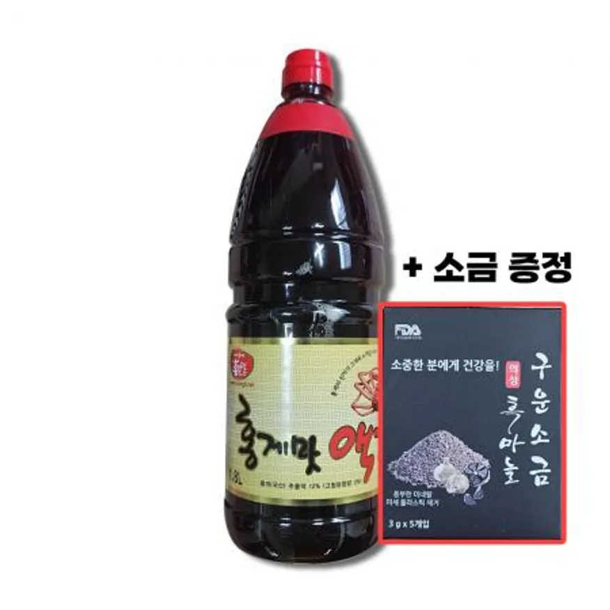 홍일 홍게맛액젓 1.8L (+소금) 이미지