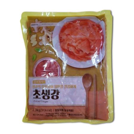 반찬단지 초생강 (적색) 1.3kg