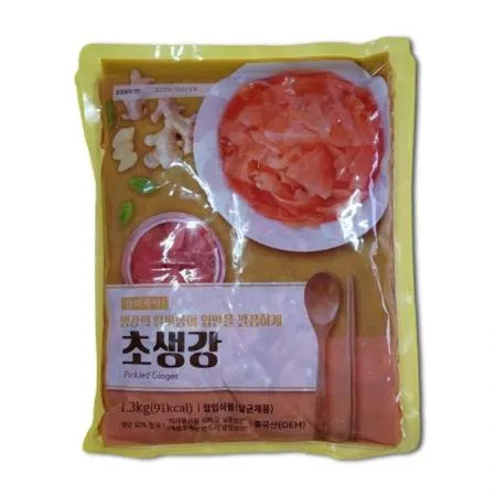 반찬단지 초생강 (적색) 1.3kg