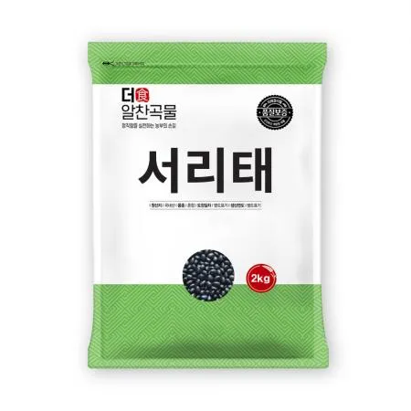 [더알찬곡물] 24년산 국산 서리태 2kg 검정콩 이미지