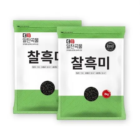 [더알찬곡물] 25년산 국산 찰흑미 4kg (2kgx2) 흑미 이미지