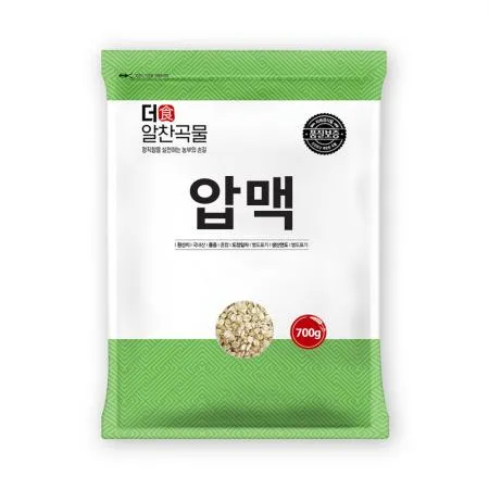 [더알찬곡물] 25년산 국산 압맥 700g 1봉 납작보리 이미지