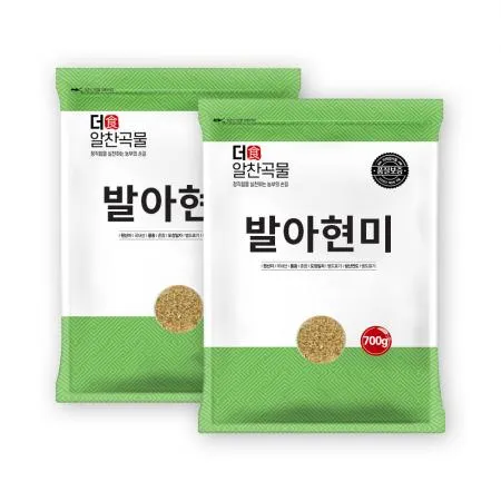 [더알찬곡물] 25년산 국산 발아현미 1.4kg(700g*2봉) 발아 현미 이미지