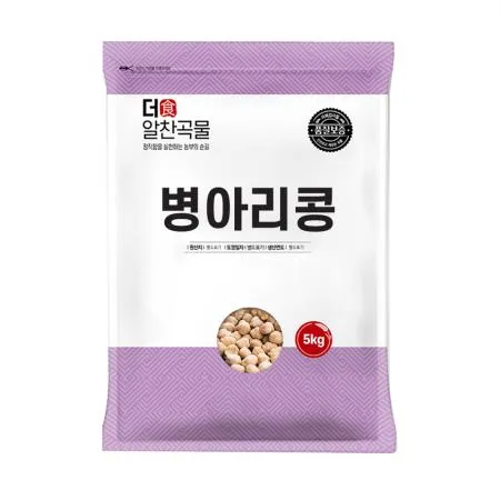 [더알찬곡물] 병아리콩 5kg / 25년산 슈퍼푸드 이집트콩 이미지